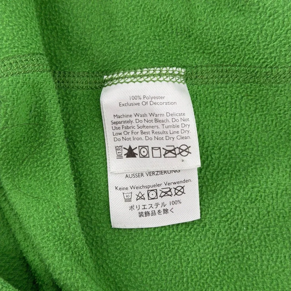 Eddie Bauer First Ascent Fleece‎ Pullover Mens XL Tall Green Quarter Zip Layer